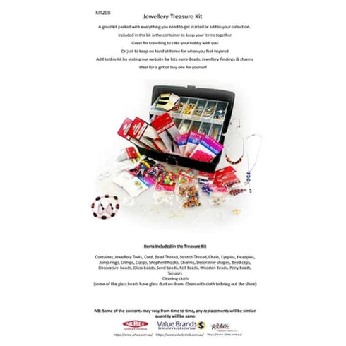 AussieSuperStore Jewellery Making Supplies Jewellery Making DIY Treasure Kit Jewellery Making DIY Treasure Kit | DIY Jewellery Making Kit | Craft Kit KIT208